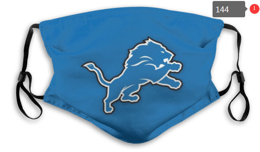 NFL Detroit Lions #1 Dust mask with filter->nfl dust mask->Sports Accessory